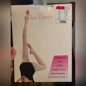 NEW Dux Dance Adult Small Convertible Ballet Tights Pink